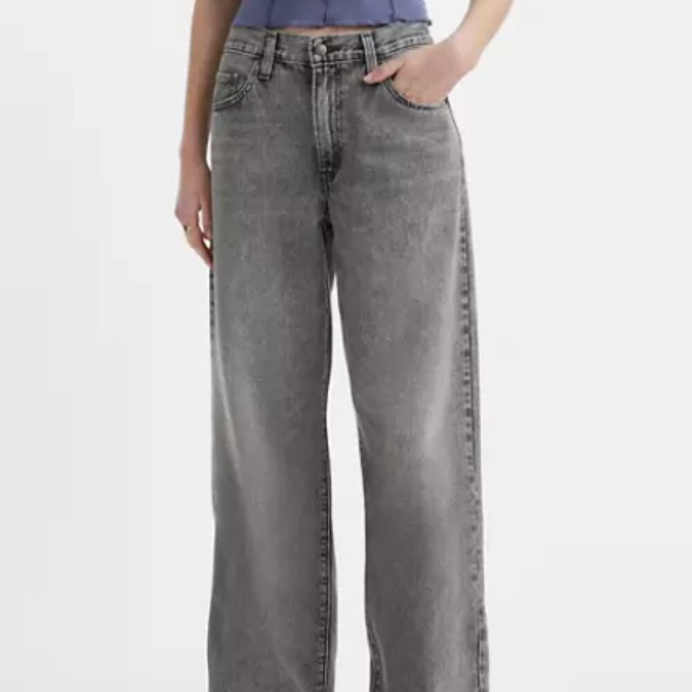 Levi's Baggy Dad Jeans size 27 What Once Was - Grey New Without Tags